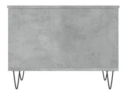 New Mesa de centro | Mesa de apoio | Mesa de café 60x44.5x45 cm derivados madeira cimento Cinzento
