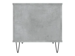 New Mesa de centro | Mesa de apoio | Mesa de café 60x44.5x45 cm derivados madeira cimento Cinzento