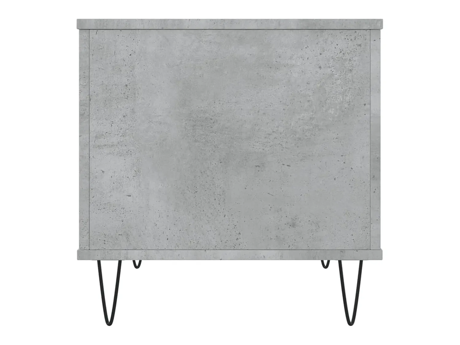 New Mesa de centro | Mesa de apoio | Mesa de café 60x44.5x45 cm derivados madeira cimento Cinzento
