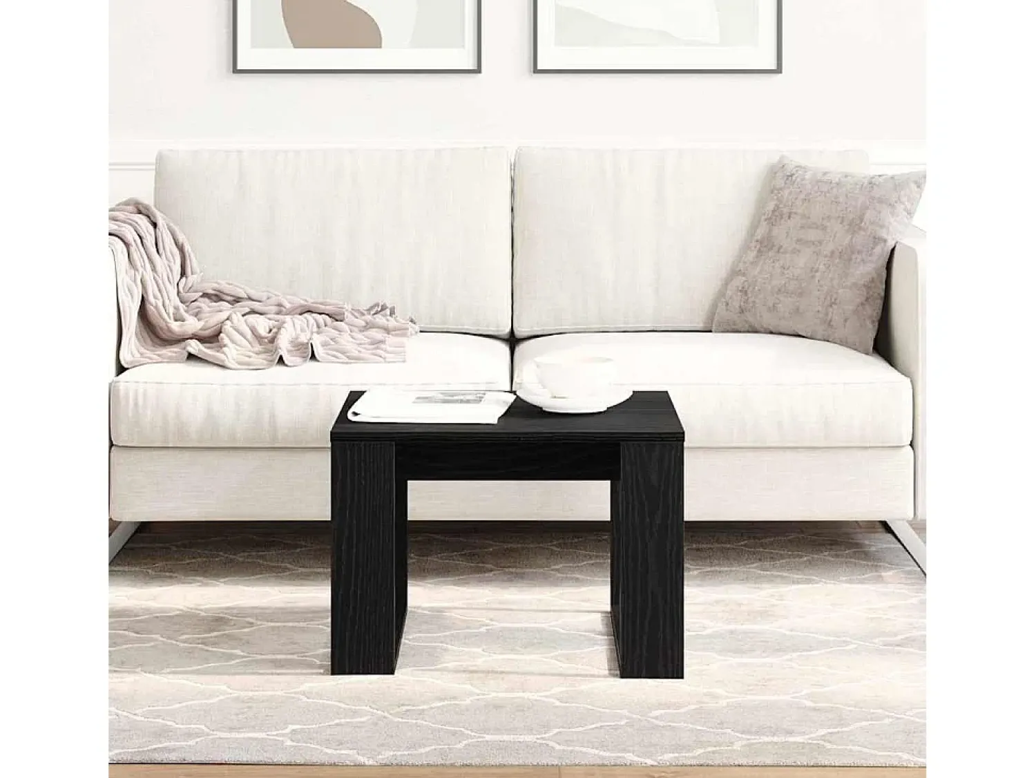 Mesa de centro | Mesa de apoio Carvalho 50x50x35 cm^ Mesa De Centro