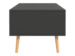 Outlet Mesa de centro | Mesa de apoio 100x49.5x43 cm derivados de madeira cinza Cinzento