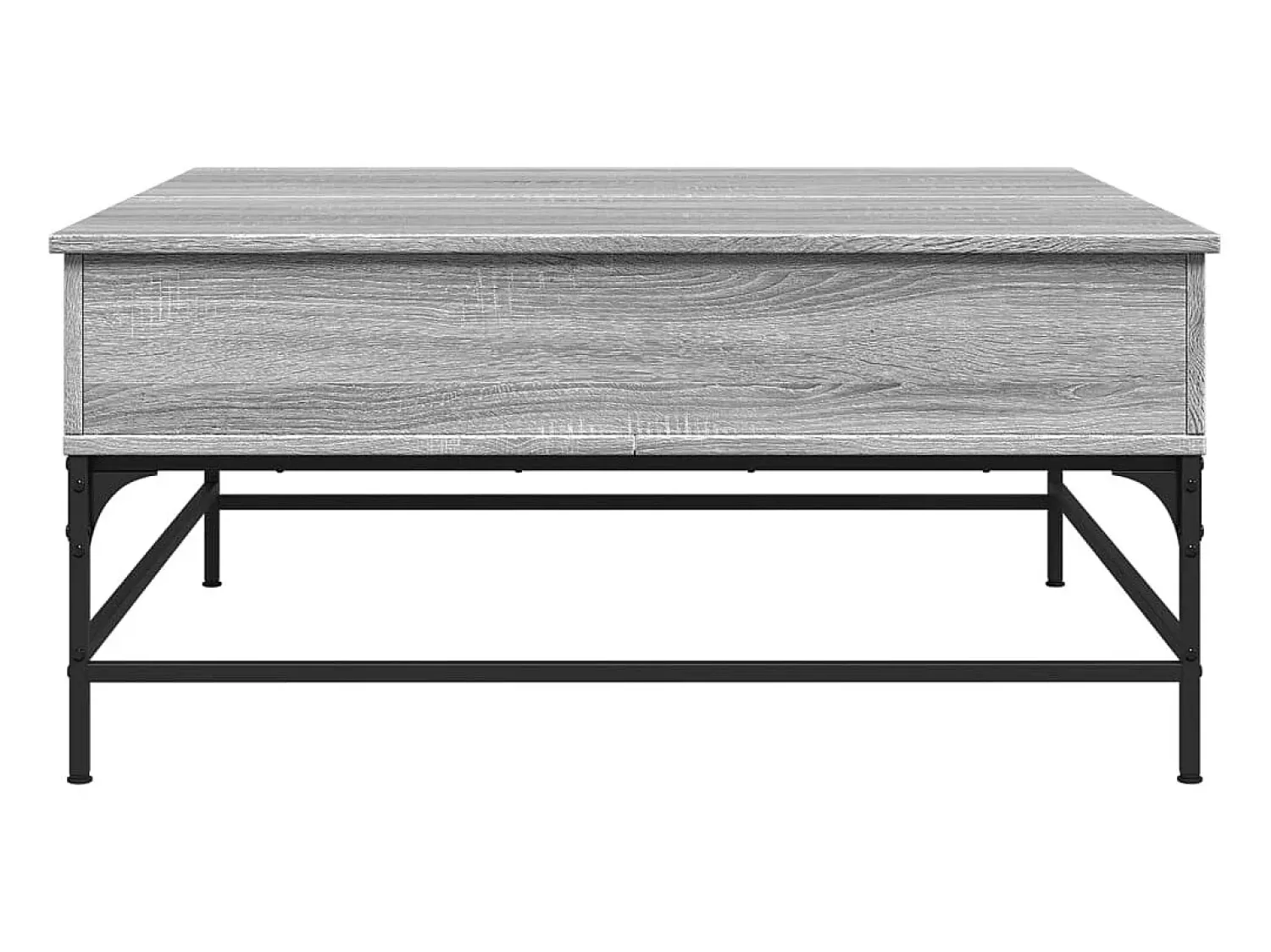 Online Mesa de centro | Mesa de apoio 95x95x45 cm derivados madeira/metal cinza sonoma Cinzento