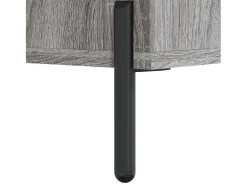 Mesa De Centro* Mesa de centro | Mesa de apoio 50x50x40 cm derivados madeira sonoma cinza Cinzento