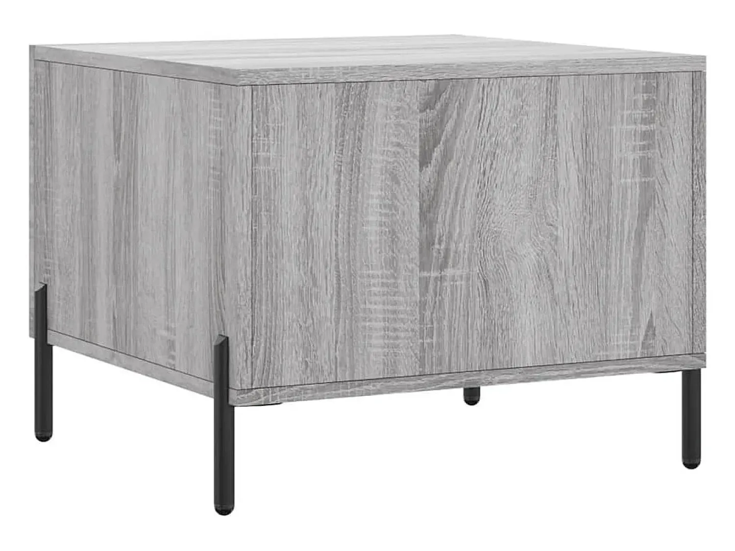 Mesa De Centro* Mesa de centro | Mesa de apoio 50x50x40 cm derivados madeira sonoma cinza Cinzento