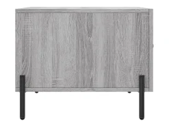 Mesa De Centro* Mesa de centro | Mesa de apoio 50x50x40 cm derivados madeira sonoma cinza Cinzento