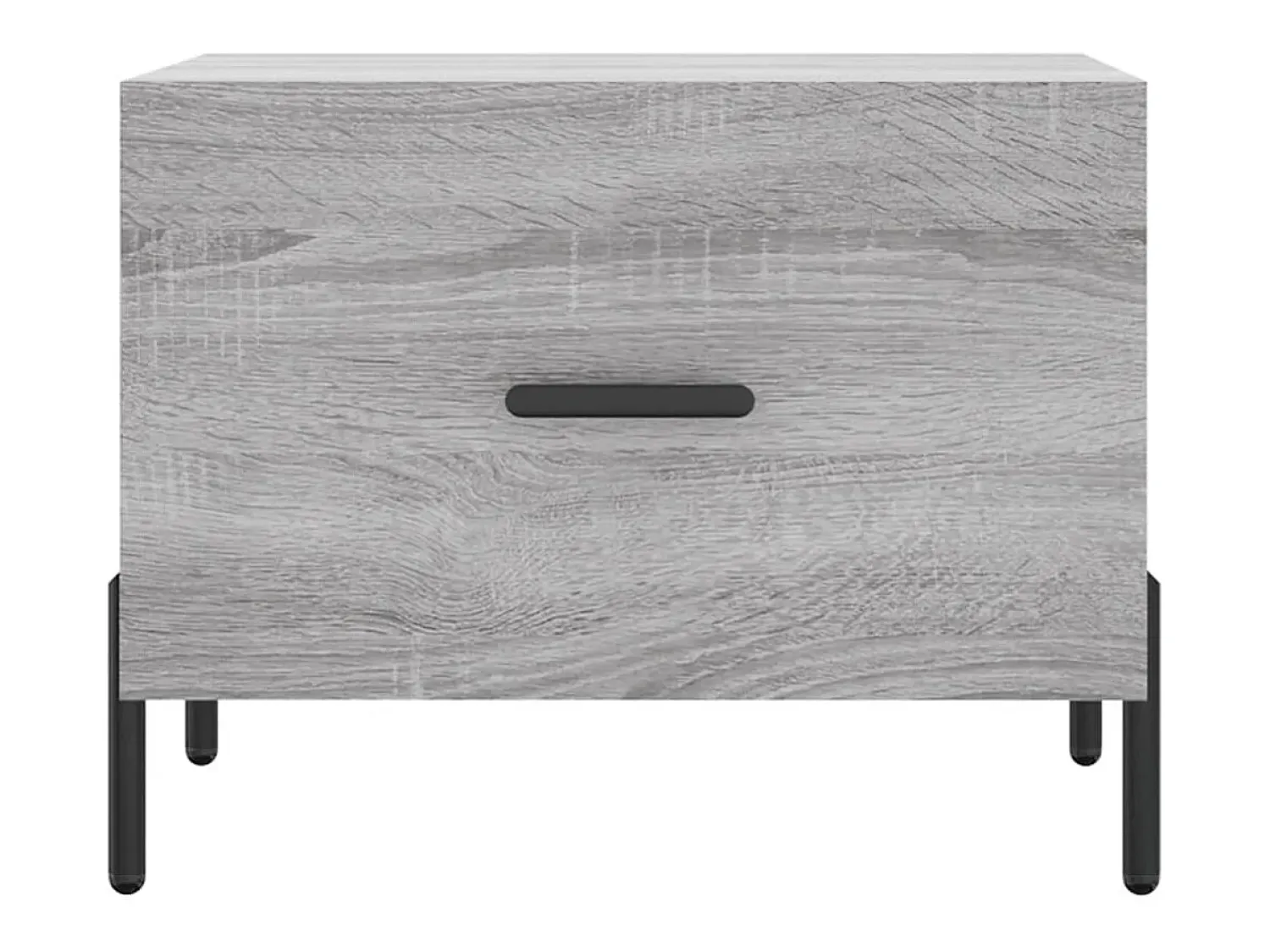 Mesa De Centro* Mesa de centro | Mesa de apoio 50x50x40 cm derivados madeira sonoma cinza Cinzento