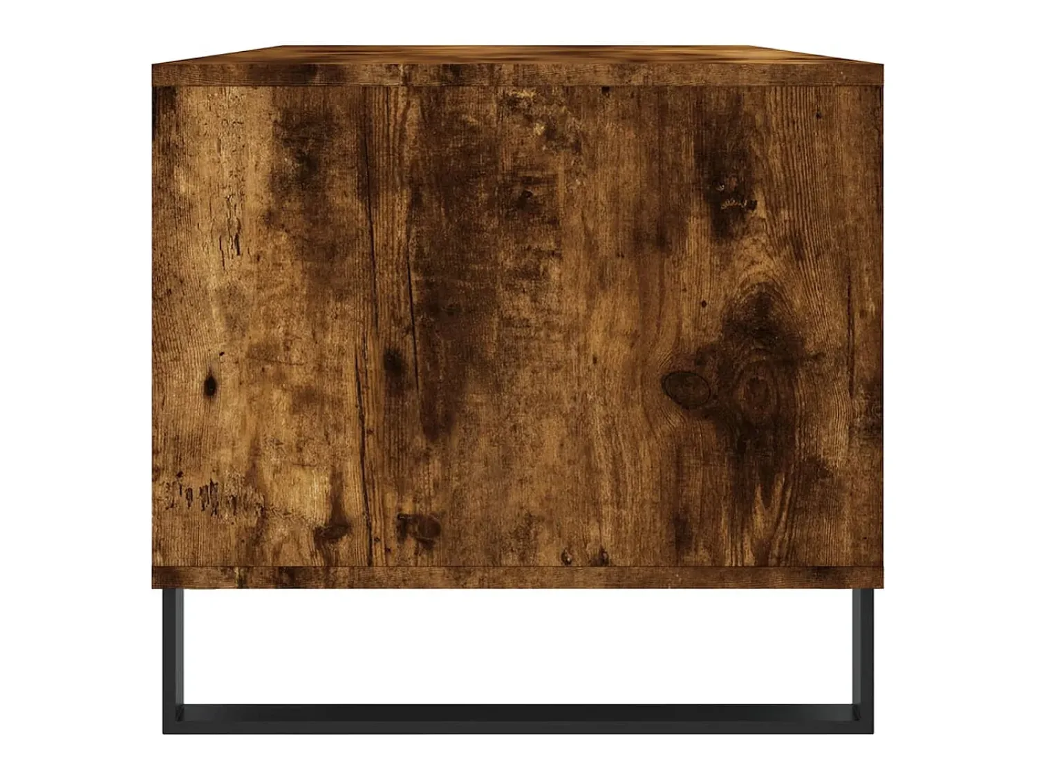 Mesa de centro | Mesa de apoio 90x49x45 cm derivados madeira carvalho fumado Castanho