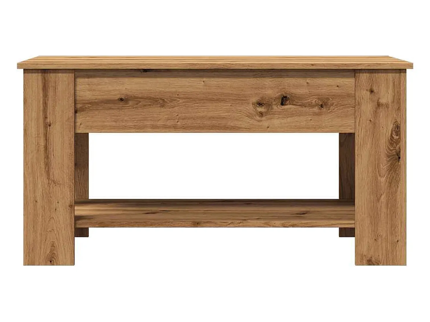 Mesa de centro | Mesa de apoio | Mesa de café em carvalho artesanal 101x49x52 cm^ Mesa De Centro