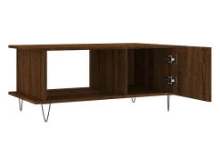 Discount Mesa de centro | Mesa de apoio 90x50x40 cm derivados de madeira carvalho Castanho