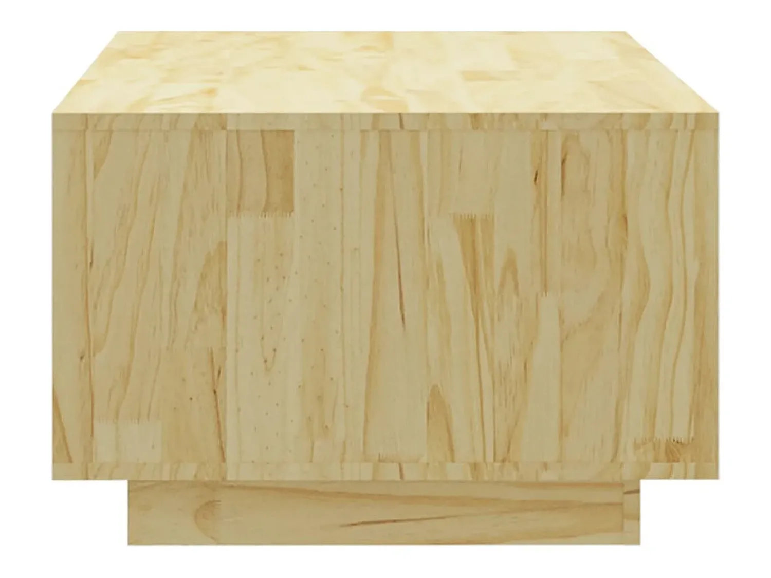 Mesa De Centro* Mesa de centro | Mesa de apoio | Mesa de café 110x50x33.5 cm madeira de pinho maciça Castanho
