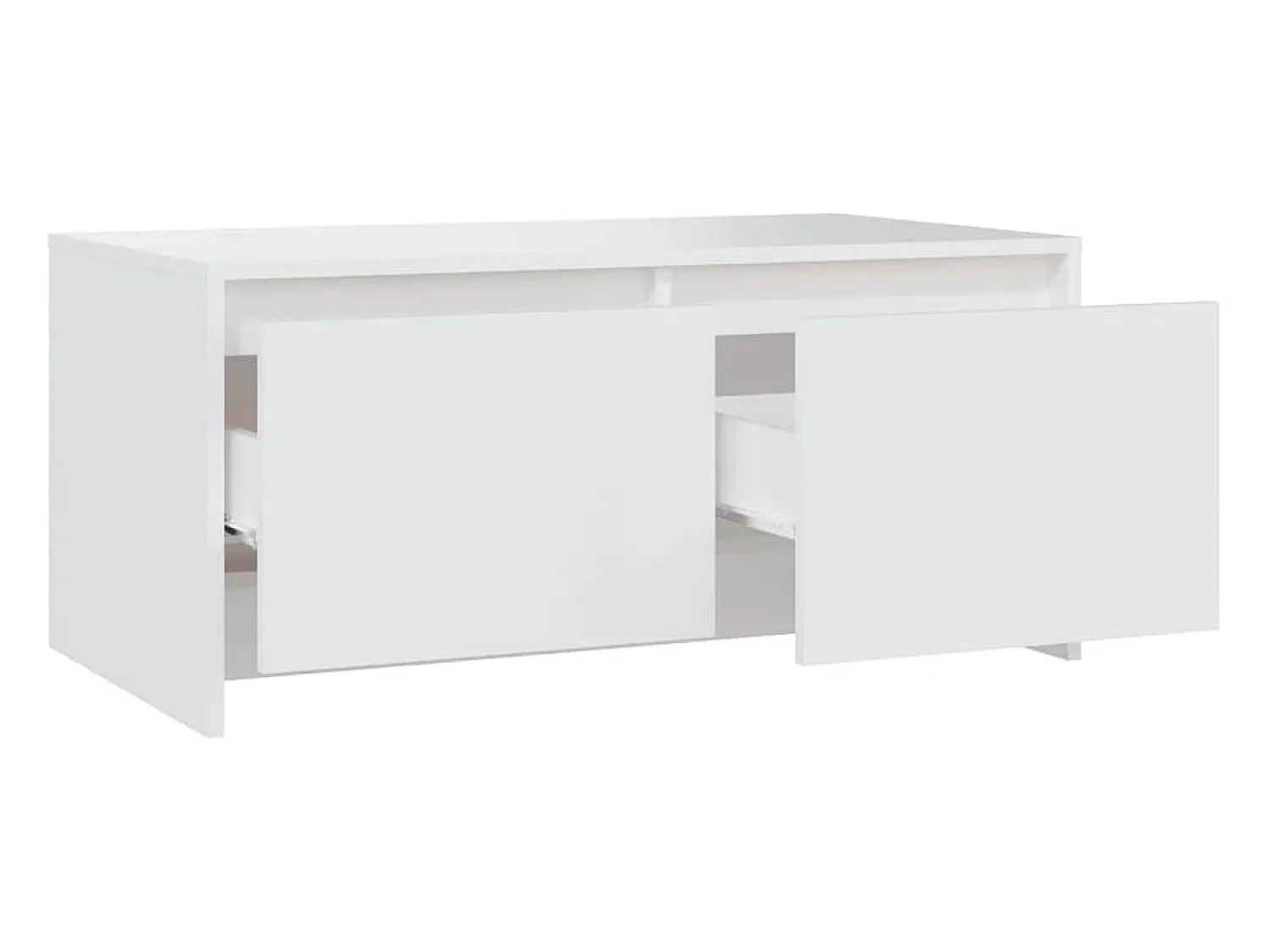 Mesa De Centro* Mesa de centro | Mesa de apoio 90x50x41.5 cm derivados de madeira Branco