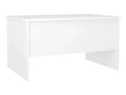 New Mesa de centro | Mesa de apoio 80x50x42.5 cm madeira processada Branco