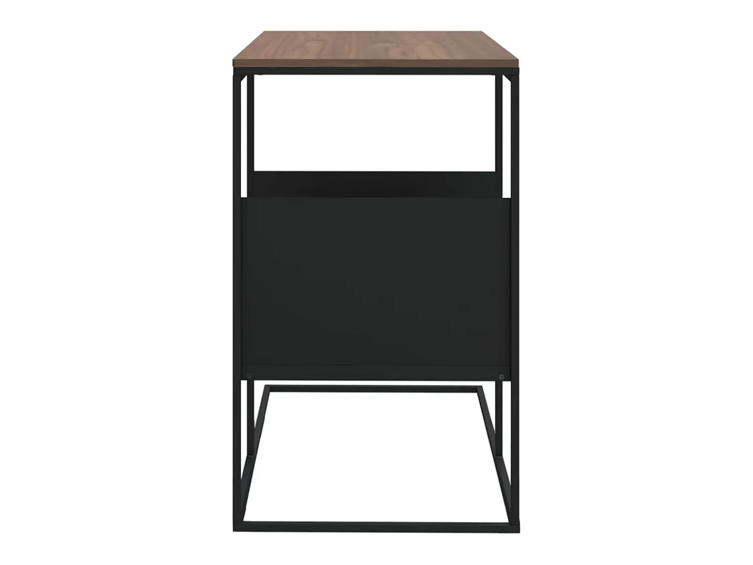 Mesa De Centro| Mesa de centro | Mesa de apoio 55x36x59.5 cm derivados de madeira Preto