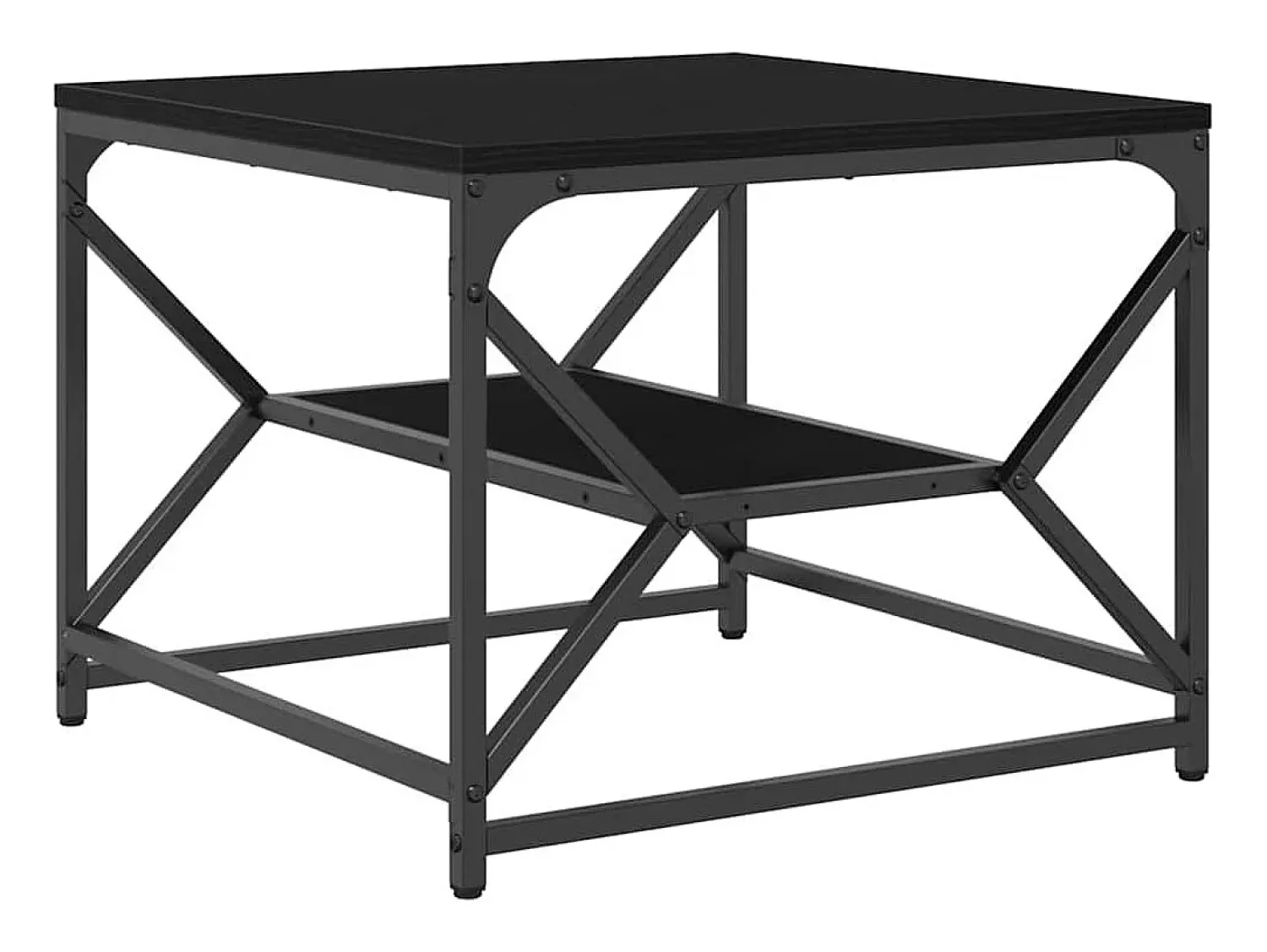 Sale Mesa de centro | Mesa de apoio Carvalho 51x50x40 cm Preto