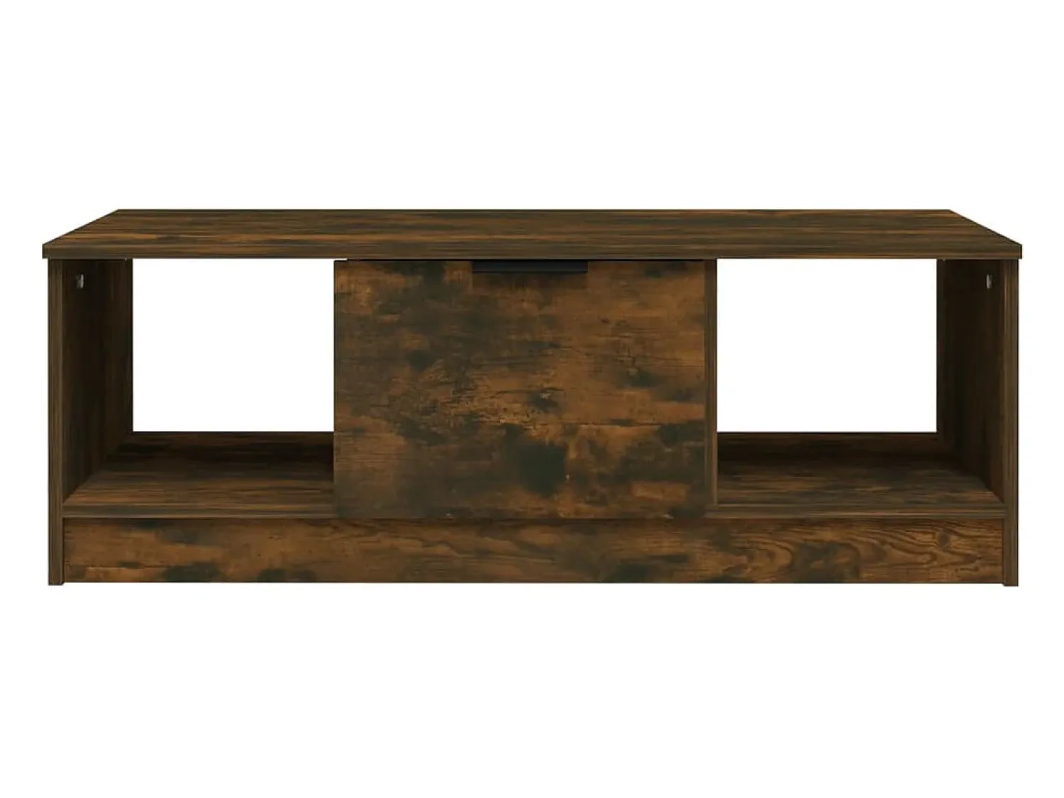 Online Mesa de centro | Mesa de apoio 102x50x36 cm madeira processada carvalho fumado Castanho