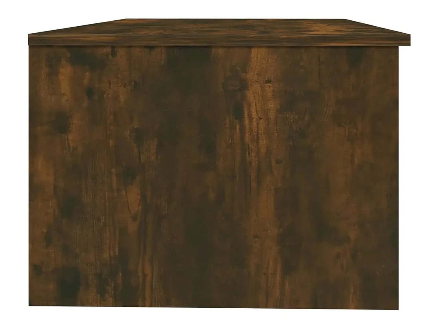 Online Mesa de centro | Mesa de apoio 102x50x36 cm madeira processada carvalho fumado Castanho