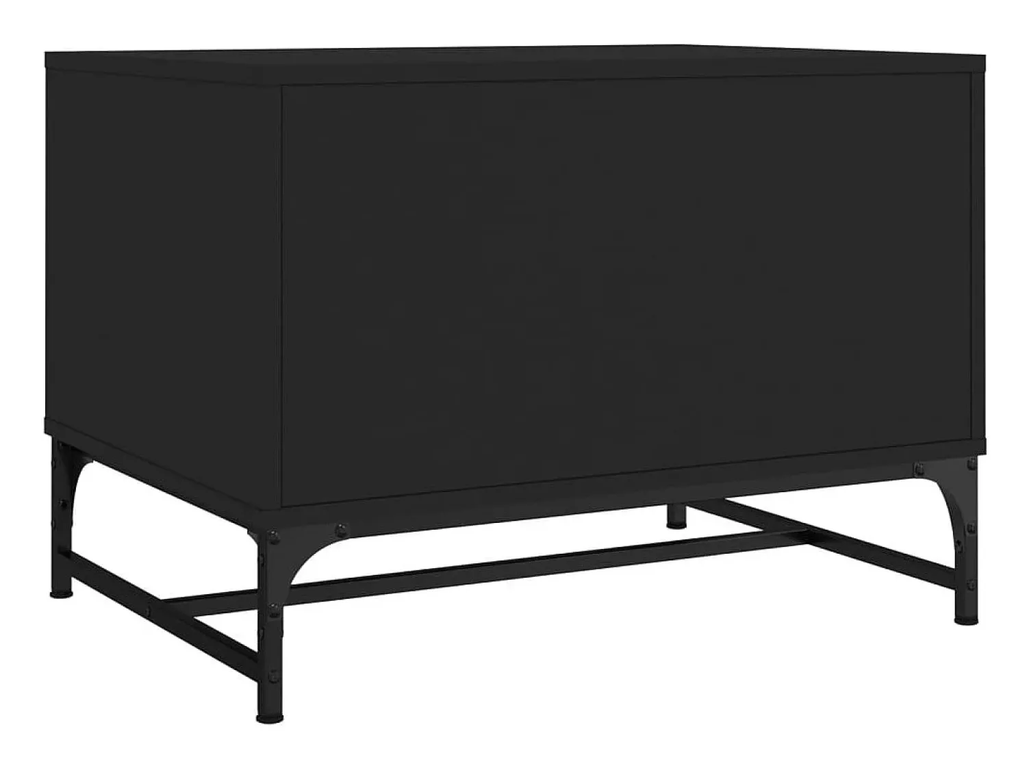 Mesa de centro | Mesa de apoio | Mesa de café c/ portas de vidro 68.5x50x50 cm^ Mesa De Centro