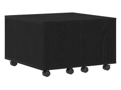 Mesa De Centro* Mesa de centro | Mesa de apoio Carvalho 60x60x38 cm Preto