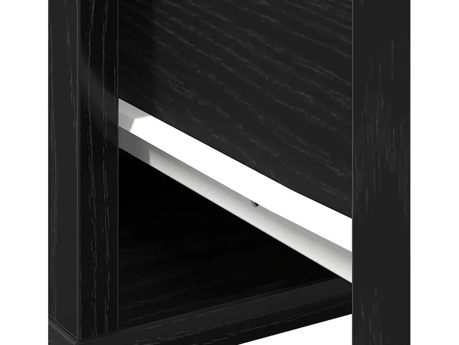 Mesa De Centro* Mesa de centro | Mesa de apoio Carvalho 60x60x38 cm Preto