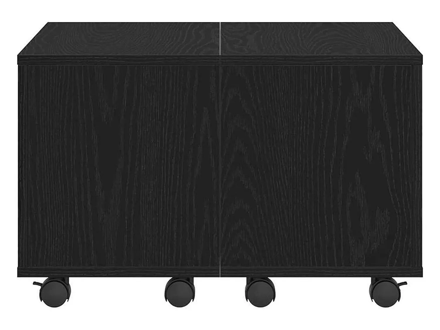 Mesa De Centro* Mesa de centro | Mesa de apoio Carvalho 60x60x38 cm Preto
