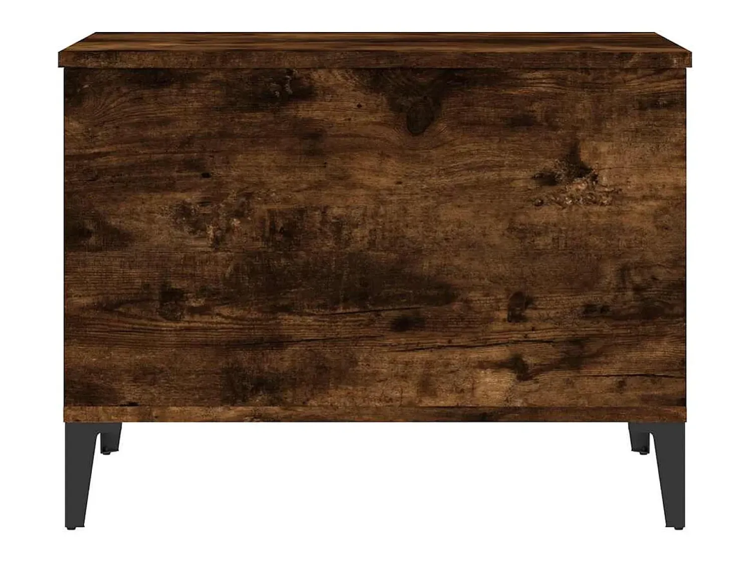 Mesa de centro | Mesa de apoio 60x44.5x45 cm derivados madeira carvalho fumado^ Mesa De Centro