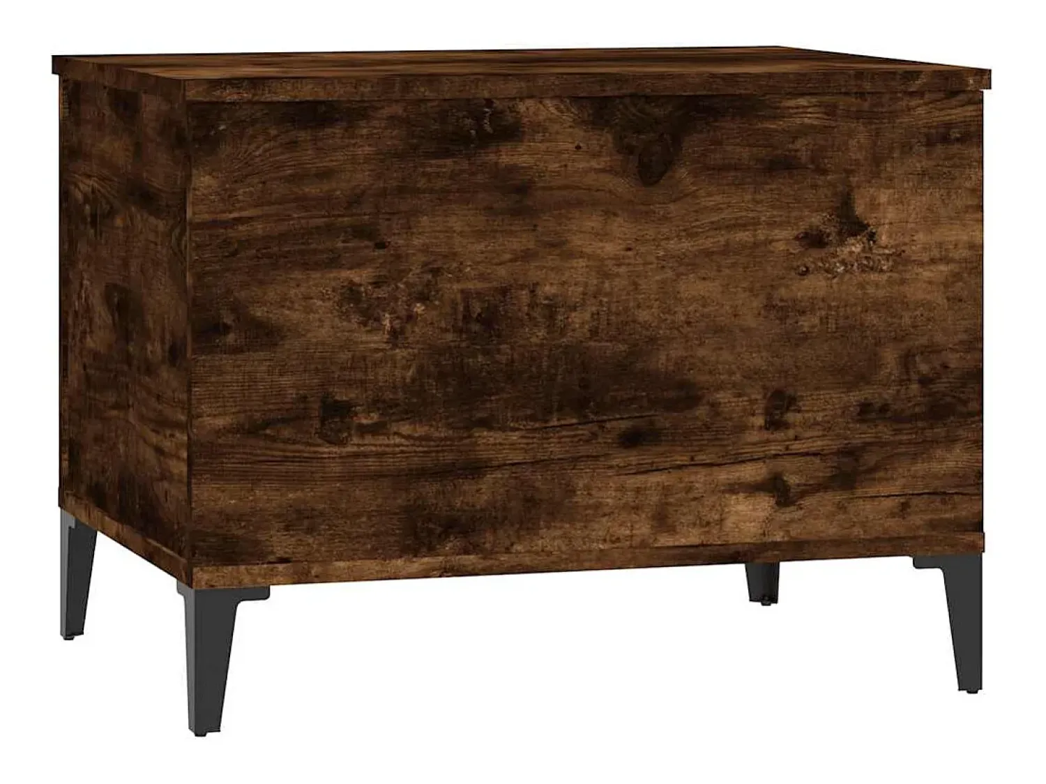 Mesa de centro | Mesa de apoio 60x44.5x45 cm derivados madeira carvalho fumado^ Mesa De Centro