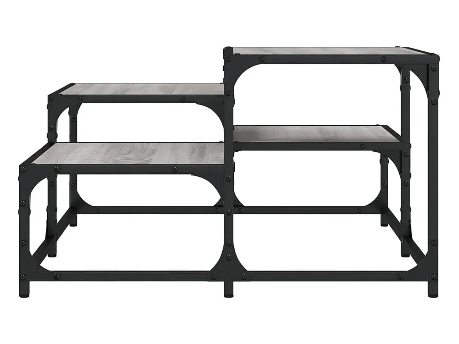 Mesa de centro | Mesa de apoio 68x68x40 cm derivados de madeira sonoma^ Mesa De Centro