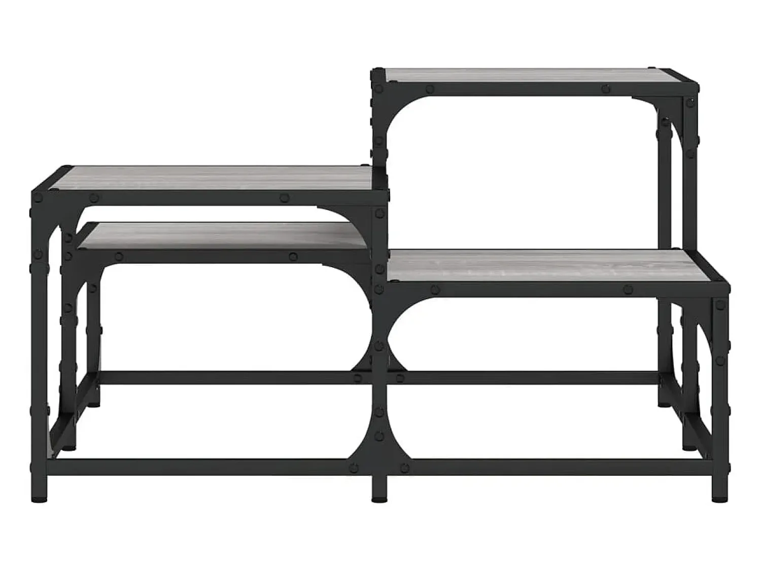 Mesa de centro | Mesa de apoio 68x68x40 cm derivados de madeira sonoma^ Mesa De Centro