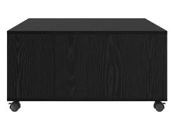 Mesa De Centro* Mesa de centro | Mesa de apoio Carvalho 75x75x38 cm Preto