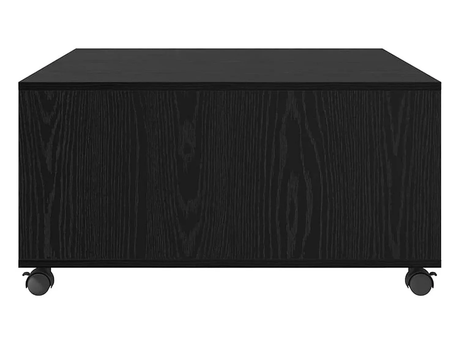 Mesa De Centro* Mesa de centro | Mesa de apoio Carvalho 75x75x38 cm Preto