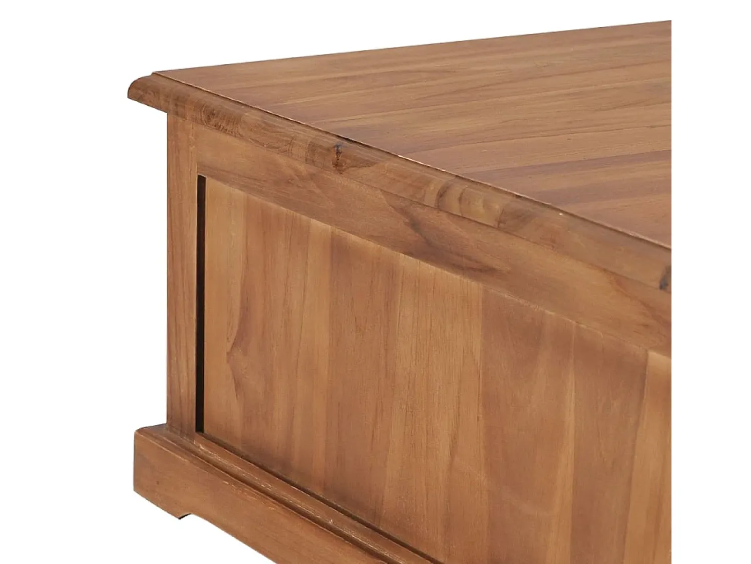 Mesa De Centro| Mesa de centro | Mesa de apoio | Mesa de café 68x68x30 cm madeira de teca maciça Castanho