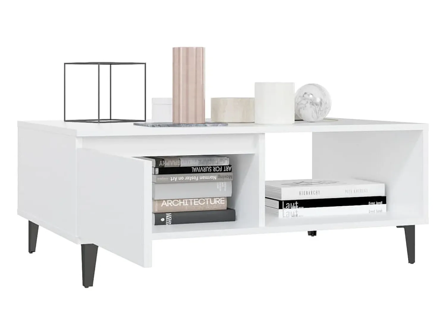 Mesa de centro | Mesa de apoio 90x60x35 cm contraplacado^ Mesa De Centro