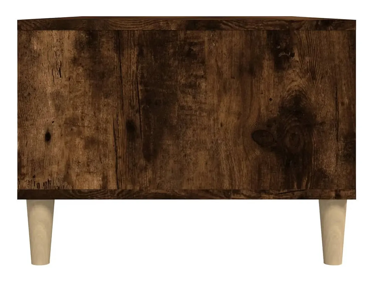 Mesa De Centro* Mesa de centro | Mesa de apoio 90x50x36.5 cm derivados madeira carvalho fumado Castanho