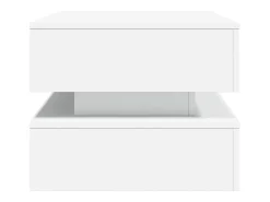 Mesa de centro | Mesa de apoio com luzes LED 90x50x40 cm^ Mesa De Centro