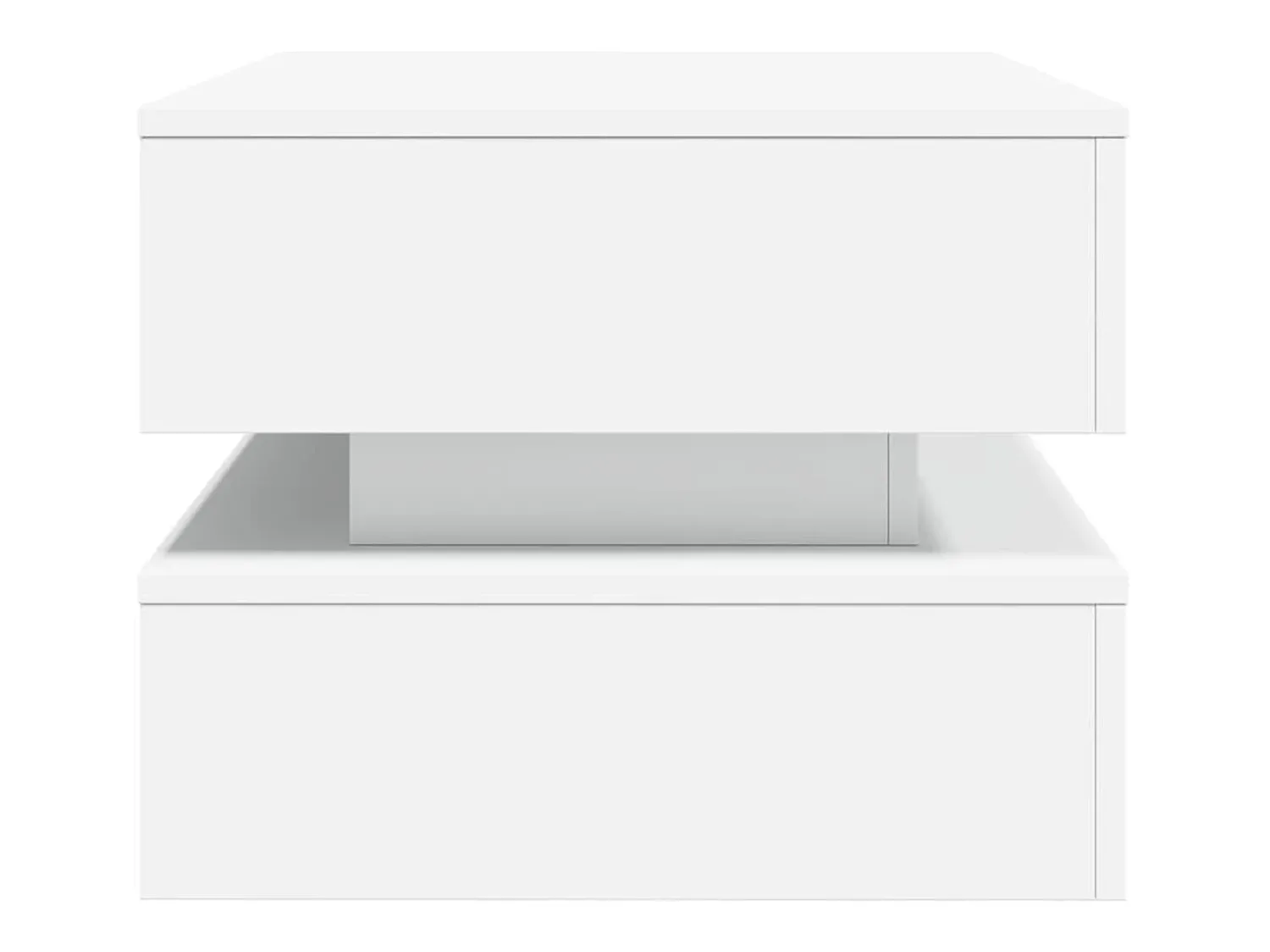 Mesa de centro | Mesa de apoio com luzes LED 90x50x40 cm^ Mesa De Centro