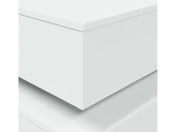 Mesa de centro | Mesa de apoio com luzes LED 90x50x40 cm^ Mesa De Centro