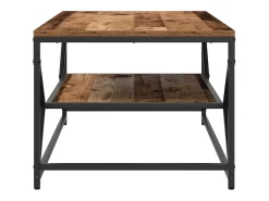 Mesa De Centro| Mesa de centro | Mesa de apoio | Mesa de café Madeira antiga 90x50x40 cm Castanho
