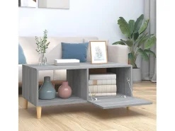 Mesa de centro | Mesa de apoio 89.5x50x40 cm derivados madeira sonoma^ Mesa De Centro