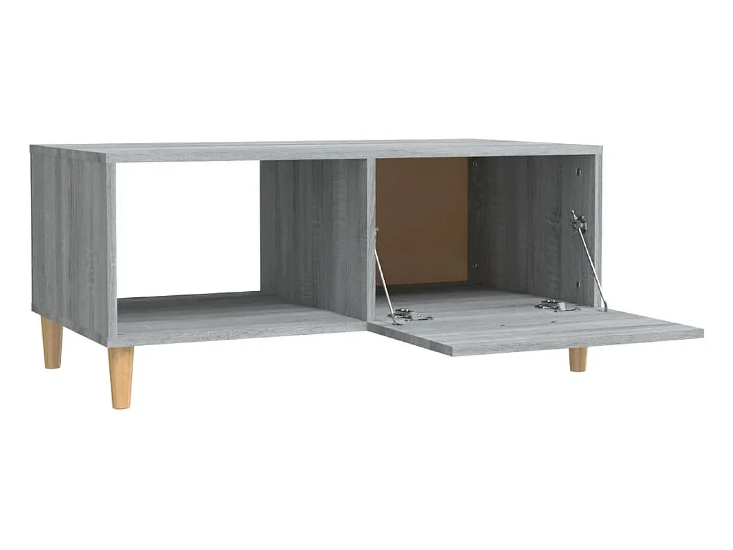Mesa de centro | Mesa de apoio 89.5x50x40 cm derivados madeira sonoma^ Mesa De Centro