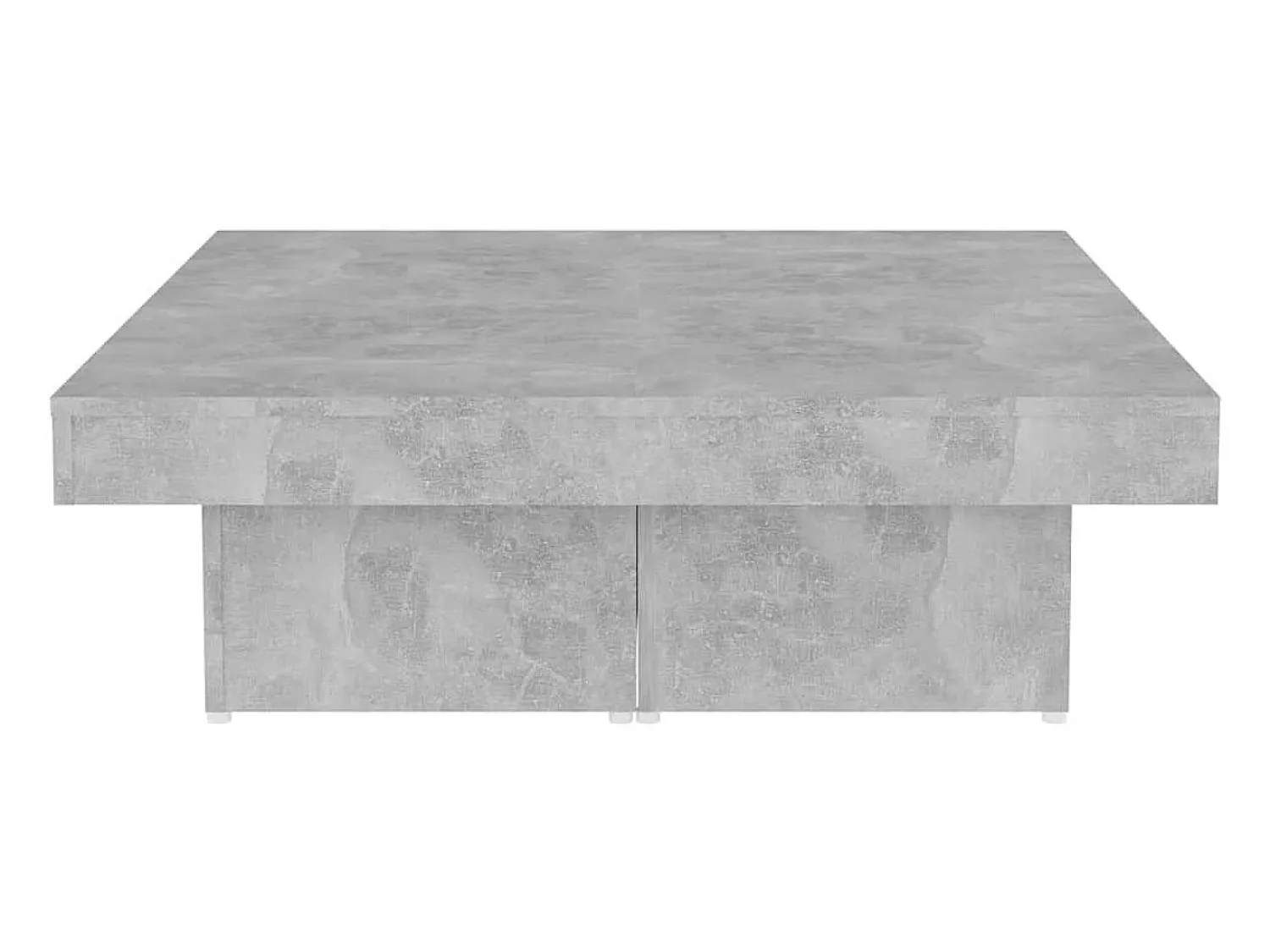 Sale Mesa de centro | Mesa de apoio 90x90x28cm derivados de madeira cimento Cinzento