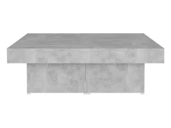 Sale Mesa de centro | Mesa de apoio 90x90x28cm derivados de madeira cimento Cinzento