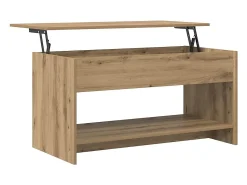 Mesa de centro | Mesa de apoio | Mesa de café carvalho artisiano 80x50.5x41.5 cm^ Mesa De Centro