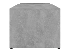Mesa De Centro* Mesa de centro | Mesa de apoio 90x45x35 cm derivados madeira cimento Cinzento