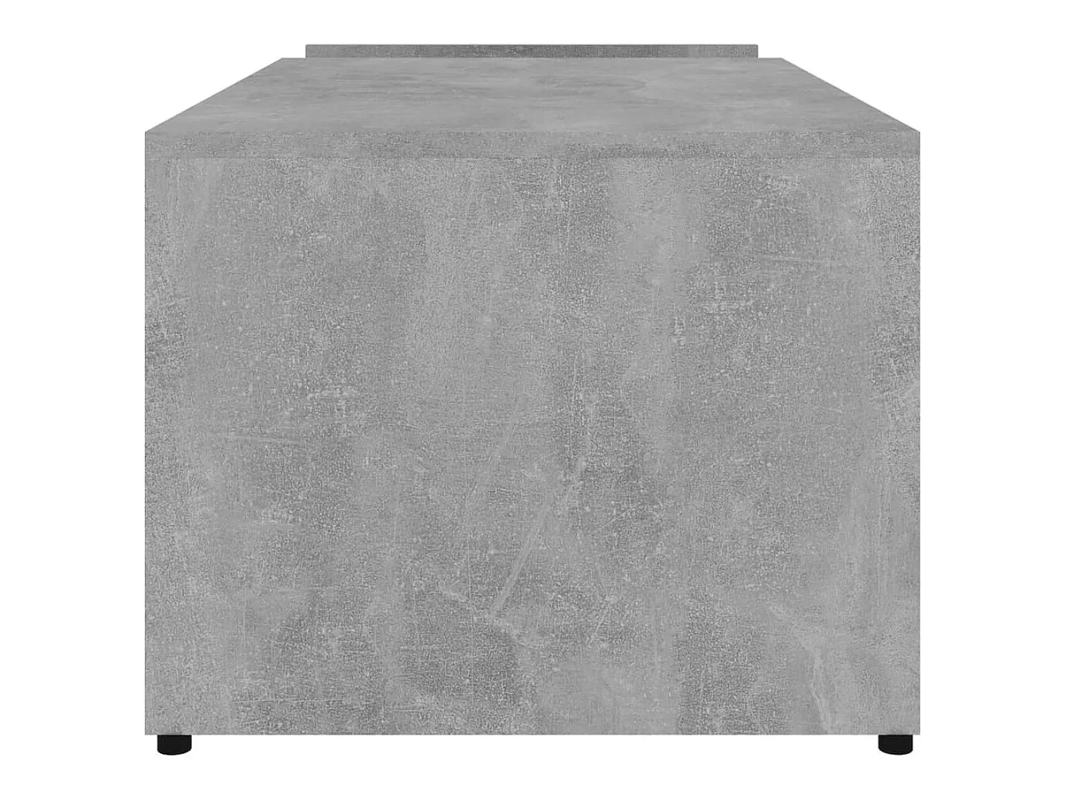 Mesa De Centro* Mesa de centro | Mesa de apoio 90x45x35 cm derivados madeira cimento Cinzento