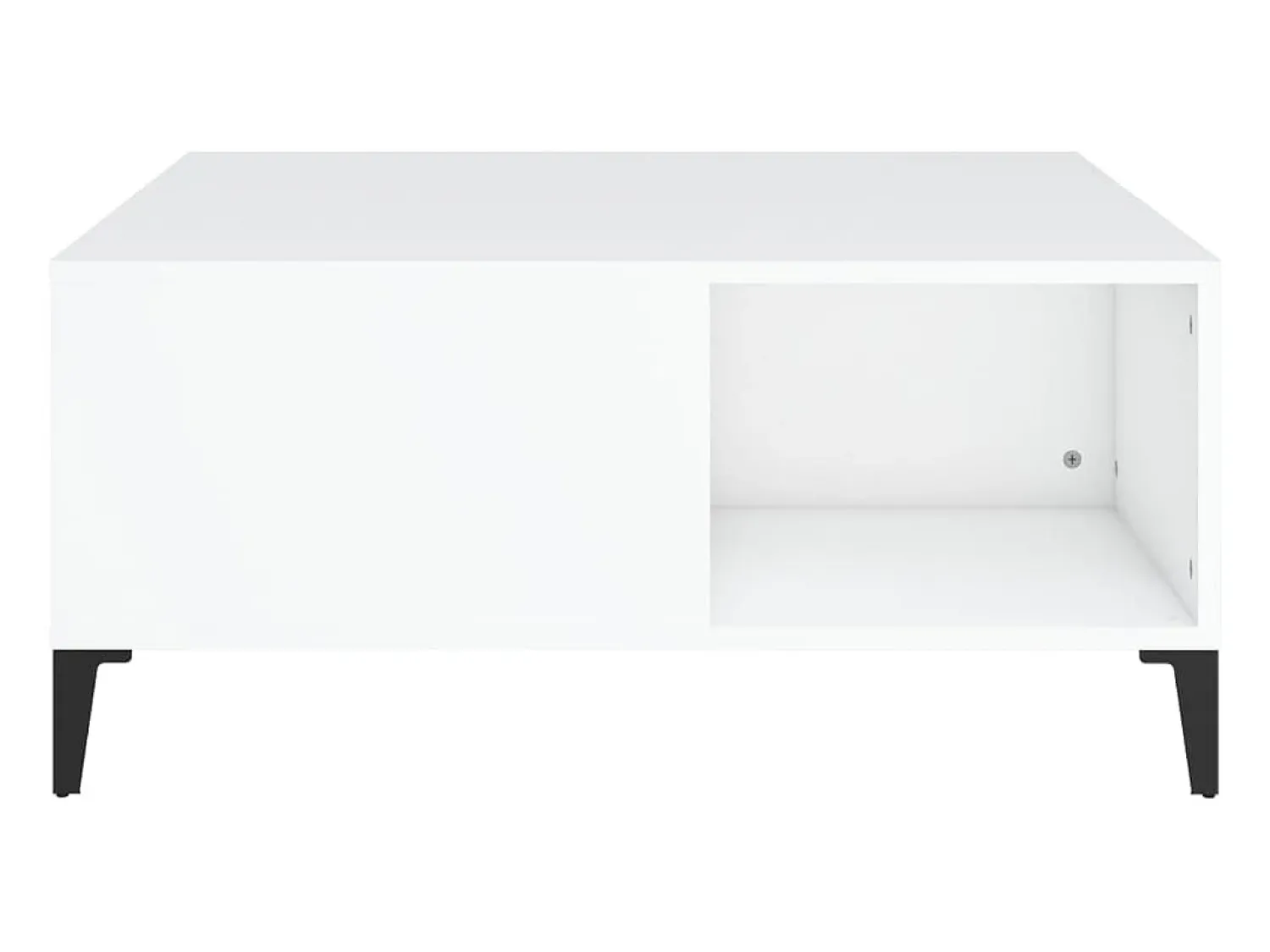 Mesa de centro | Mesa de apoio 80x80x36.5 cm derivados de madeira^ Mesa De Centro