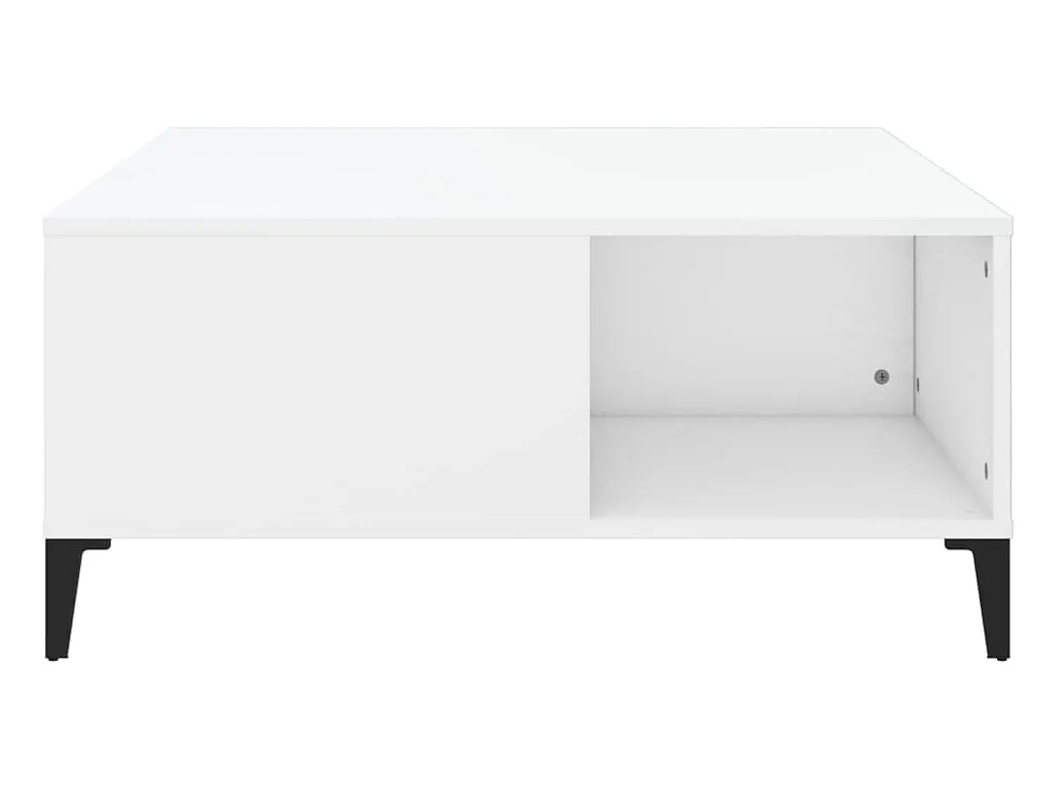 Mesa de centro | Mesa de apoio 80x80x36.5 cm derivados de madeira^ Mesa De Centro