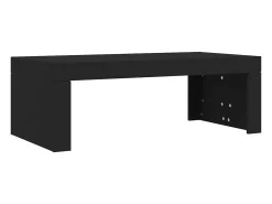 Discount Mesa de centro | Mesa de apoio 102x50x36 cm madeira processada Preto