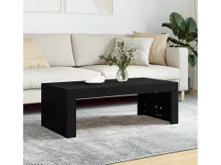 Discount Mesa de centro | Mesa de apoio 102x50x36 cm madeira processada Preto