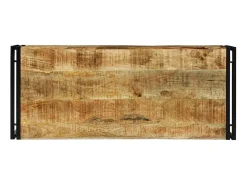 Mesa De Centro* Mesa de centro | Mesa de apoio | Mesa de café 120x50x38 cm Castanho
