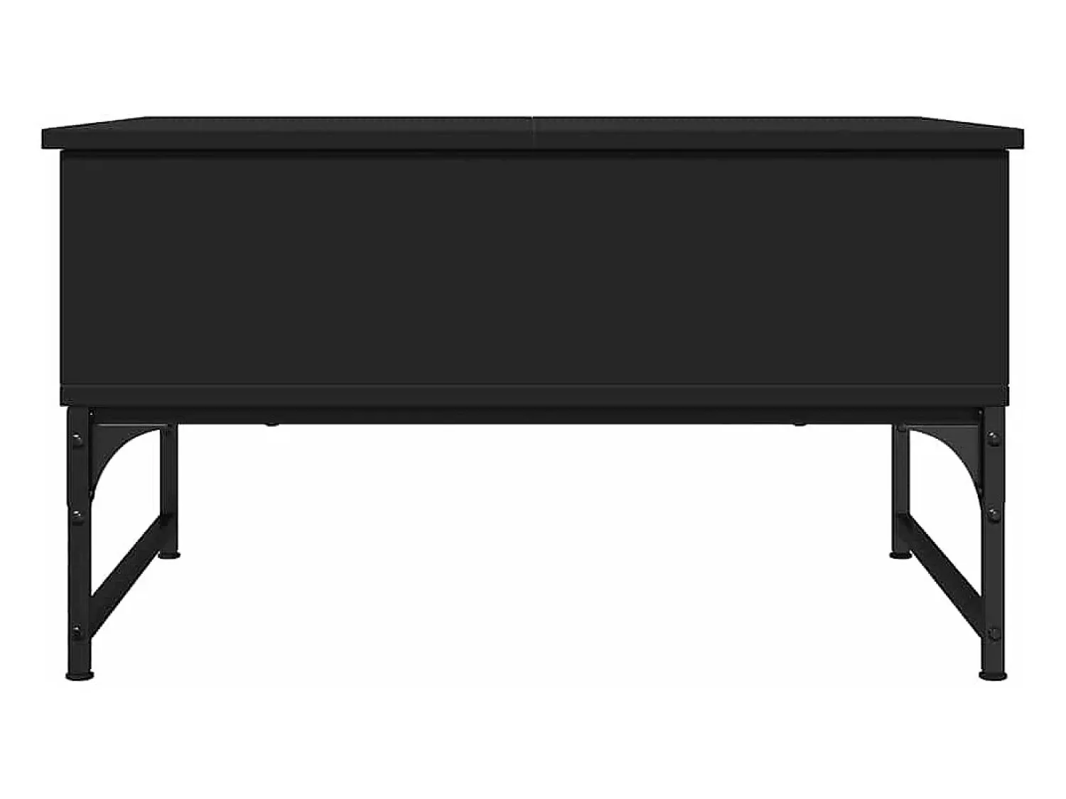 Mesa de centro | Mesa de apoio 70x50x40 cm derivados de madeira/metal^ Mesa De Centro